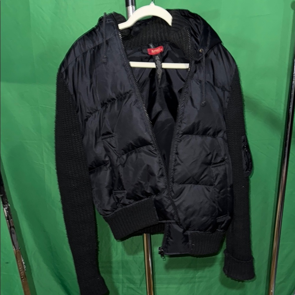 Buffalo David Bitton Black Puffer Jacket